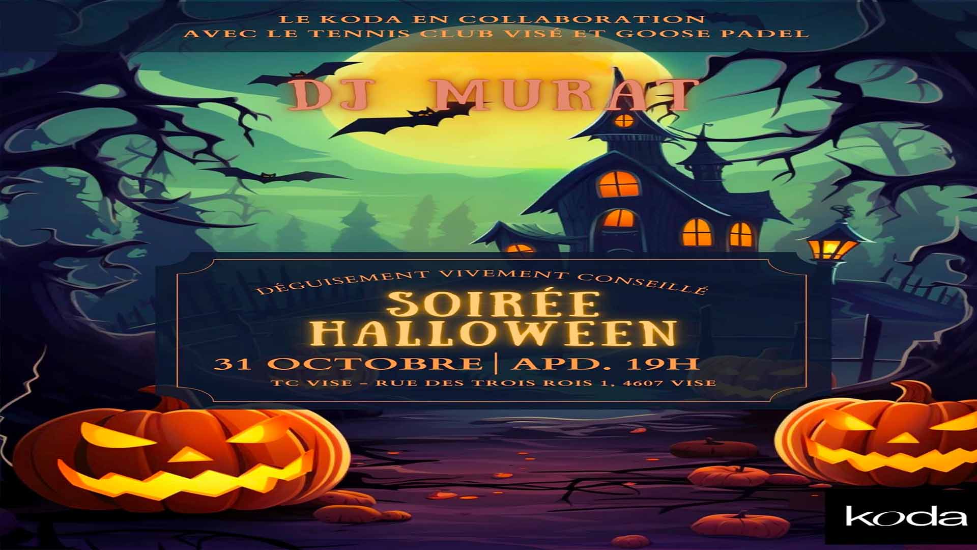 Jeudi 31 octobre soirée Halloween